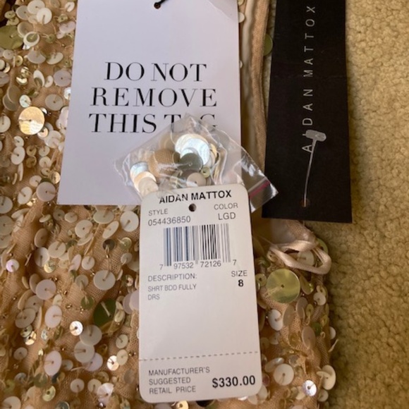 Aiden Mattox Sequin Dress✨New with tags - Picture 9 of 12
